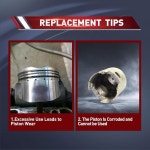 WOOSTAR 39mm 피스톤 링 키트 (49cc 50cc GY6139QMB 스쿠터 호환) : 딜그로우