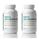 알파시클로덱스트린 60정 x 2개 과일농축분말 치커리뿌리추출 : 비엔에스글로벌