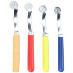 가죽 공예용 4Pc 종이 천 재봉 오버스티치 휠 트레이싱 공예 도구, 도구 : 와이엠인콘