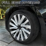 Tesla Model 3 하 모델 y -2024 용 4PCS HubCap 1819 인치 성능 휠 캡 풀 림 커버 액세서리 2023 : 유진종합상사3