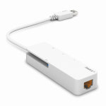 ipTIME U1003 USB A타입 기가 유선 랜카드 랜어댑터+3포트 USB3.0 허브 젠더 : 애플준웍스