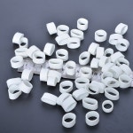 오피스 PCS 밴드 고무 흰색 15MM 액세서리 500 실리콘 탄성 직경 강력한 15mm X 5mm : 머시마켓8호점