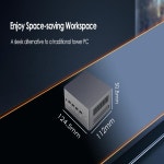 M9N N305 Windows 11 PRO 미니 PC i3-N305 DDR4 3200GHz 2280 NVME SSD 듀얼 LAN 4K 트리플 디스플레이 USB 3.2 데스크탑 컴퓨... 