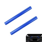 Sumjig 2 PCS 카 그릴 트림 스트립, 11.22인치 x 1.18인치 ABS 개인화된 스포츠 스타일 V자형 브래킷 래핑 수리 교체 부품, BMW 3/4/5/6/7... 
