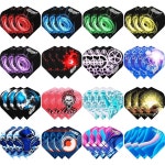 CeeLife-PET 다트 플라이트 48pcs(16디자인) 표준, 액세서리 키트 날개 : 브릭스앤마켓