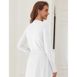 여성용 LETDIOSTO 크롭 가디건 볼레로 어깨 으쓱, 드레스용 버튼 다운 긴팔 니트 스웨터, 청바지용 S부터 XL까지 Black Small : 셀반테