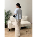 기획 마이데일리PT 사이즈너무좋음 나일론 핀턱 밴딩팬츠 99까지 하체커버 여름바지 : LEROY