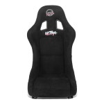 NRG-FRP-303BK-ULTRA 유니버설 고정 백 버킷 레이싱 시트 6포인트 하네스용 사이드 마운트 어댑터 사이즈 M 블랙 커버 22인치 W X 34인치... 