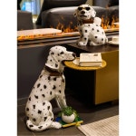 허스키 강아지 테이블 협탁 키 55cm 조형물 거실 장식품 달마시안 : 오션mall4