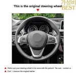 DIY 핸드 스티치 스웨이드 가죽 라인 스트립 트림 액세서리 자동차 커버 BMW F45 X1 F39 2018 : 선업보시공덕