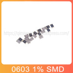 100pcs 0603 1% SMD 저항기 0.01R  10M 110W 0 1 10 100 220 330 470 옴 1K 2.2K 10K 100K 1M 0R 1R 10R 100R : berane6744a
