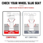 BINB ROAD 36136781151 Wheel Lug Bolt Nuts M14x1 25 Compatible with Mini 328ix 428i 528i 535i 640i 74 : 탑워크샵