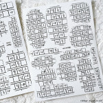 원고지 한글 레터링 다꾸 스티커 인스 다이어리스티커 : 빈티지 다꾸 월드