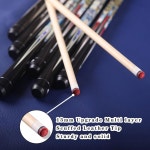 캐나다 메이플 풀 큐 스틱, 스테인리스 스틸 5/16인치 X 18 조인트, 58인치 13mm 팁 당구 풀 큐 스틱, 19개 20온스, 2피스 풀 큐 스틱, 초급... 