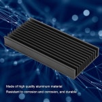 4Pcs 알루미늄 방열판 - 대형 칩 열 확산 냉각 핀 검은색 50 x 12 7 100mm / 2 0 5 4in : 바잉유니온