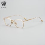 독특한 뿔테 안경테 유니크 개성 패션 프레임 부티크 쪽 눈썹 레트로 남성 은 블루라이트 차단 플랫 보호 플레이트 과도 매치 가능 : 알파리스트몰