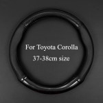 Toyota Corolla의 경우 2022 가죽 스티어링 휠 커버에 적용 Pioneer plus 버전 듀얼 엔진 자동차 탄소 섬유 핸들 : 선업보시공덕