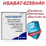 HSABAT 6250mAh B650AC 배터리, 삼성 호환에 적합한 갤럭시 메가 5.8 GT-I9152,GT-I9150,SCH-P709,GT-i9158,GT-i9152P,GT-G3... 