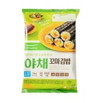 풀무원 야채 꼬마김밥 124g, 3개 : 그린푸드마켓