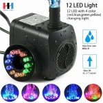LED 수공예 수영장 분수 미니 수중 펌프 과 미국 표준 워터 수중 펌프 S0049 8W 12V 800l/h 15W 60Hz : 파인더킵
