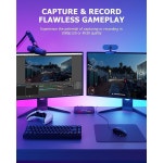 PC, /Pro, 시리즈 X/S, 스위치, 스트림/ /패스스루 4K 30 또는 1080p120 HDR, HDMI 2 0, USB C 3 0 비디오 게임 캡처 카드에서 스트리밍을... 