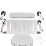 삼안 안전 보조손잡이 스텐흰색 화장실안전손잡이 : 삼안2404