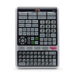 태진 리모콘  TIR-1090 노래방 반주기 영문 리모컨 자판 스티커 : 서광일렉