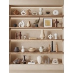 레이어드 세라믹 오브제 화병 소프트 접힌 북유 손모양 Derriere 유니크 수지 옵션 17 : 젤리피쉬몰