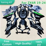 ABS 플라스틱 페어링 키트 가와사키 ZX-6R 19 20-23 24 닌자 ZX6R 2019 2020 2021-2024 오토바이 바디 수리 바디 키트  커스텀 : 디보로직스