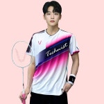 테크니스트 TNT5579 배드민턴 반팔티 경기복 게임 웨어 : 제이원 스포츠