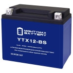 마이티 맥스 배터리 마이티 맥스 배터리 YTX12-BS FILOVERSE4-12 볼트 10 AH, 330 CCA, 리튬 인산철(LiFePO4) 배터리 YTX4L : 포지티브워크