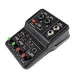 2채널 오디오 믹서 USB 파티 사운드 인터페이스 Zunate 카라오케 노래용 Q12 : 오더잇