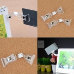 정장군디자인 눈에 띄는 집게형 쇼클립 2P 할인 메모꽂이 알림판 빵집가격표 스탠드메모꽂이 : 정장군스토어