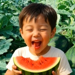 푸른마을 고창 왕 흑수박 프리미엄 10kg, 1개 : 푸른마을농수산