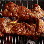 뼈대 있는 진짜 돼지 왕구이 뜯어먹는 수제 양념 갈비 포천 이동 식 1.2kg, 1개 : 마켓친구
