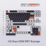기계식 게임용 키보드 백전구 키캡 제로 디비전 142 OEM PBT 블랙 화이트 혼합 : 떠블유무역