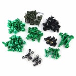 Xitomer 유니버설 모터사이클 페어링 볼트 키트 패스너는 NINJA 300, ZX-6R / ZX-10R ZX-14, CBR600RR/ CBR1100XX/ 1000RR, GSXR... 