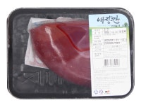 [한우 소 간 300g 천엽 200g] 생간 내장간 고기터미널 당일도축 소내장 냉장 : 고기터미널