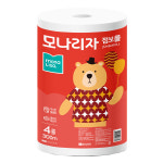 모나리자 점보롤 대용량 2겹 300m 롤화장지 4롤, 1팩 : 동그라미티슈