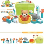AP 병원놀이카트 소프트 동물병원놀이세트 10pcs 정리함 : 사과soop