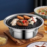 야외 숯불그릴 화로 돼지갈비 고기 싱글 미니화로 통바베큐 홈파티 숯불 활동 35cm 그릴 도톰하게 굽기 : 샵브릿지101