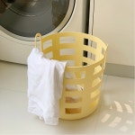 런드리 바스켓 HAY Laundry 스몰 헤이Hay 빨래통 빨래함 크림 바구니 속옷 크림 펀칭 바스켓 스몰 : 올댓잇