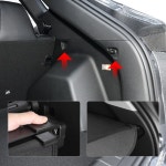 Changan X5 Plus 개폐식 트렁크 카고 커버 소포 랙 Anti-Peeping Black Shade Changan X5 Plus 자동 인테리어 액세서리 : 디토스로직