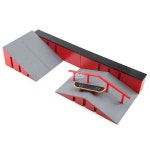 핑거보드 경기장 취미 보드 트랙 그레이 14 1 조합형 조합 A형 계단 6 빨간색 A : 젤리피쉬몰