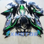 맞춤형 페어링 키트 가와사키 ZX6R 636 2019 2020 2021 2022 2023 오토바이 액세서리 ZX 6R 19 20 21 22 23 : 디보스로직
