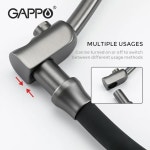 재고 있음 Gappo 3 웨이 현대식 주방 유연한 스파우트가 있는 주방 필터 G4398-19가 있는 탭 : 나루양행