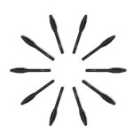 HUION 10 팩 교체 펜촉 PN04 드로잉 태블릿 스타일러스 ProV2/H640P/H950P/H1060P/HS610/H1161/H320에 적합 : 보시