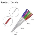 재봉틀 바늘 가수, 브라더, 자놈, 바맥스용 레귤러 포인트 기계 HAX1 65/9, 75/11, 90/14, 100/16, 110/18 사이즈 5가지 색상 : 하늘공간 길