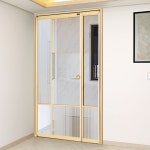 예림 리안 슬림 여닫이 현관 중문 세트 실측 시공 (싱글/양개) : 하우스엔젤