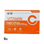 광동제약 비타민C 비타민씨 1000mg 항산화 240정, 5개 : 칠평상사